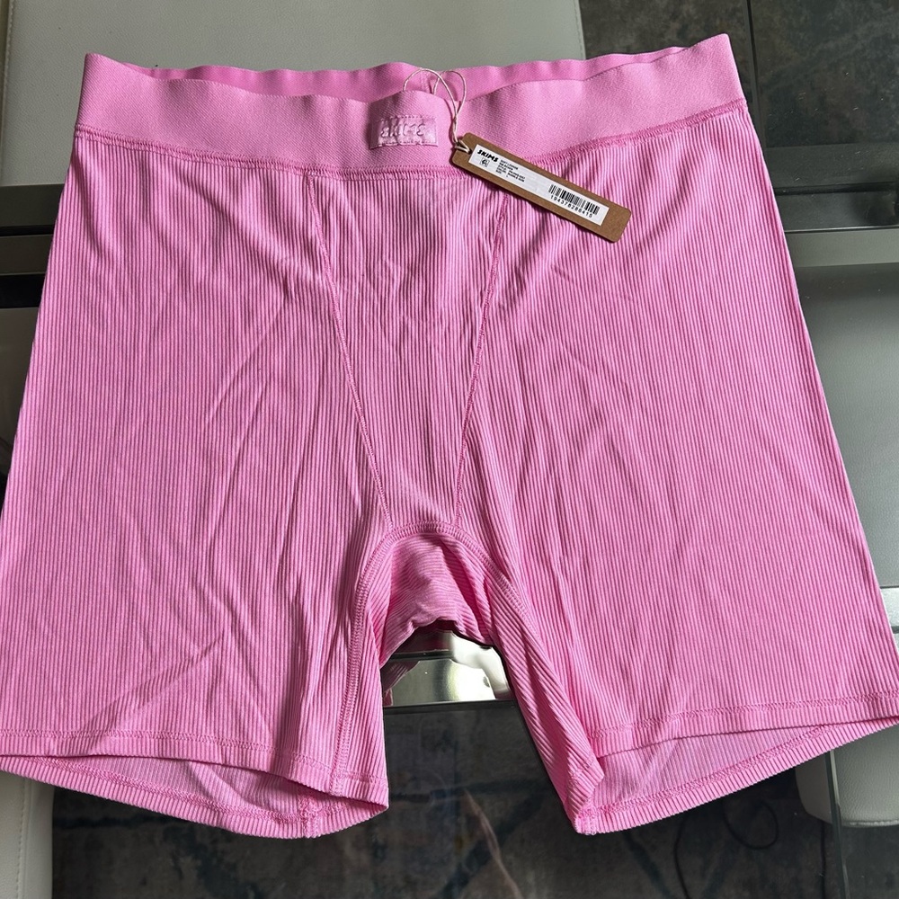 SKIMS Soft Lounge Ribbed Boxer Shorts NWT